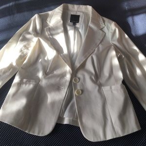 The Limited white blazer jacket